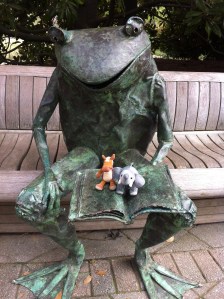 We stopped to read a book! 