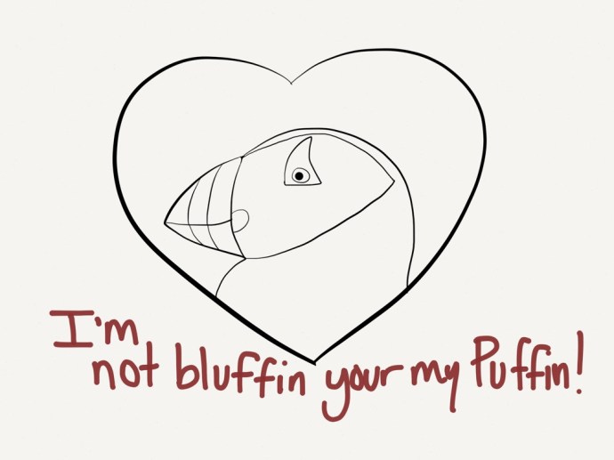puffin valentine