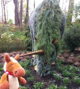 We horses and unicorns (ok they aren't real) :)... have jaws that move sideways to help us chew plant material better!