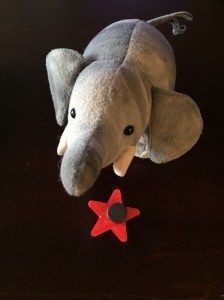 Glue a magnet to the back of your animal! Make sure to let it dry!